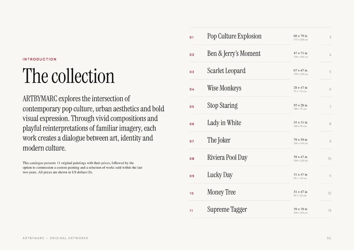 Page 2 of 23 — The collection