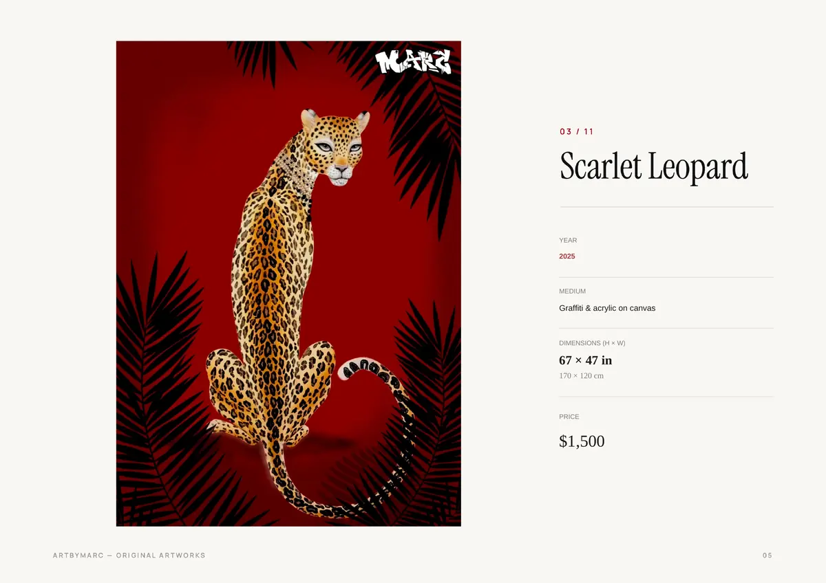 Page 5 of 23 — Scarlet Leopard, $1,500
