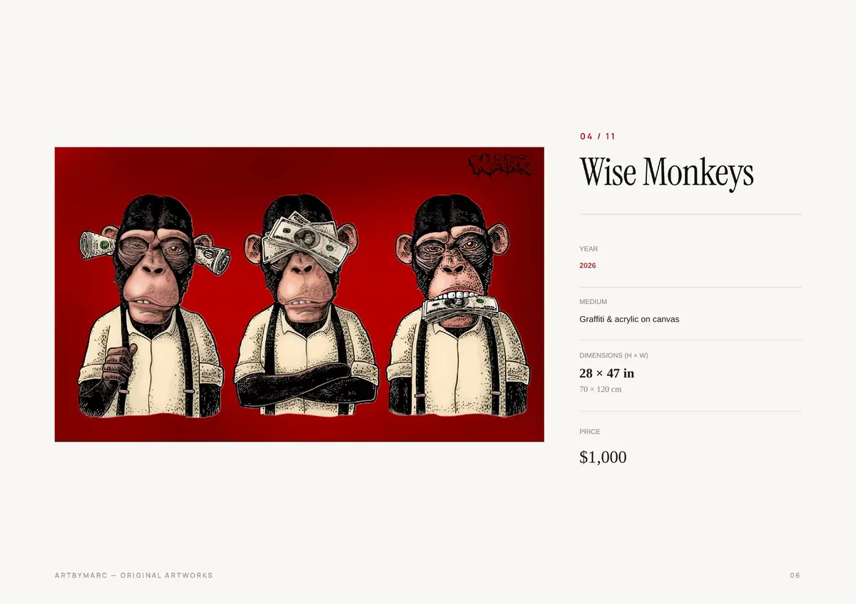Page 6 of 23 — Wise Monkeys, $1,000