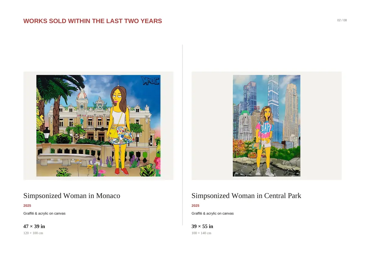Page 16 of 23 — Works sold within the last two years
