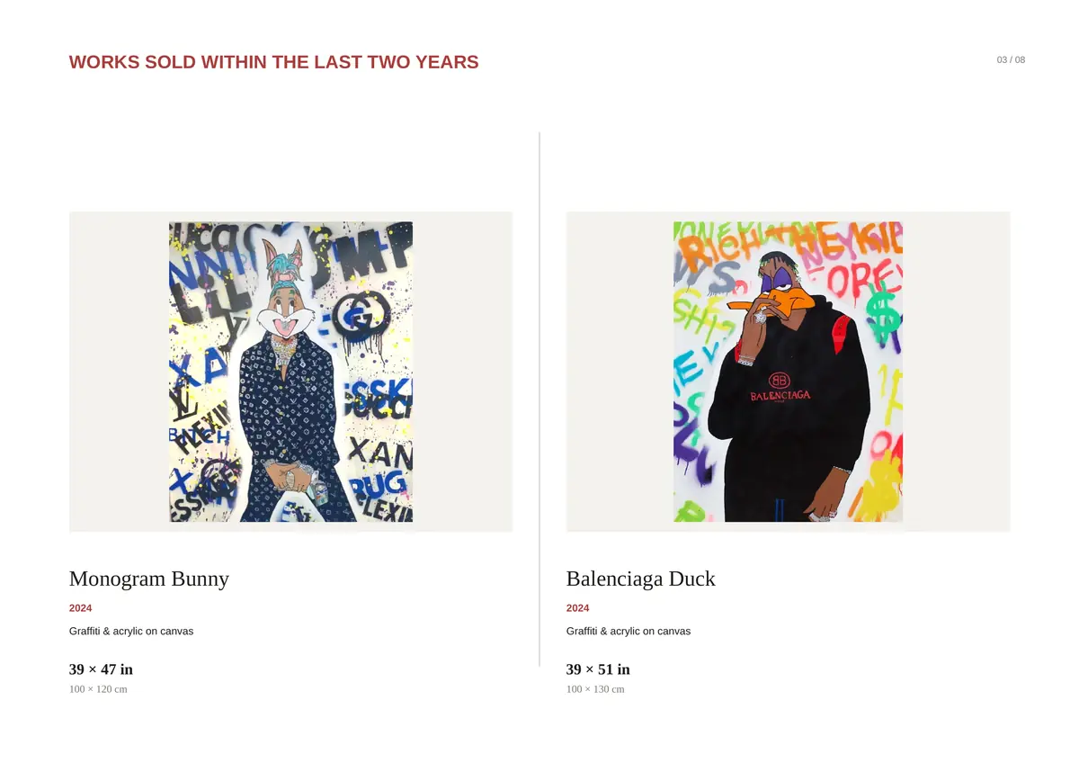 Page 17 of 23 — Works sold within the last two years